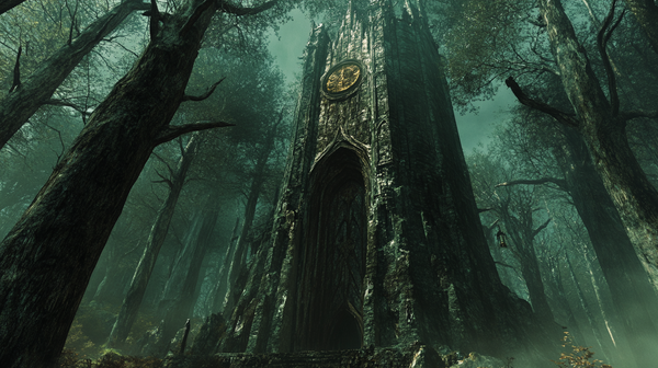 The Hollow Spire of Whispering Woods
